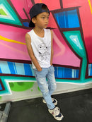 Ninja Cotton Kids Tank top regular fit Bold