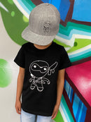 Ninja Cotton Kids T-shirt regular fit Bold
